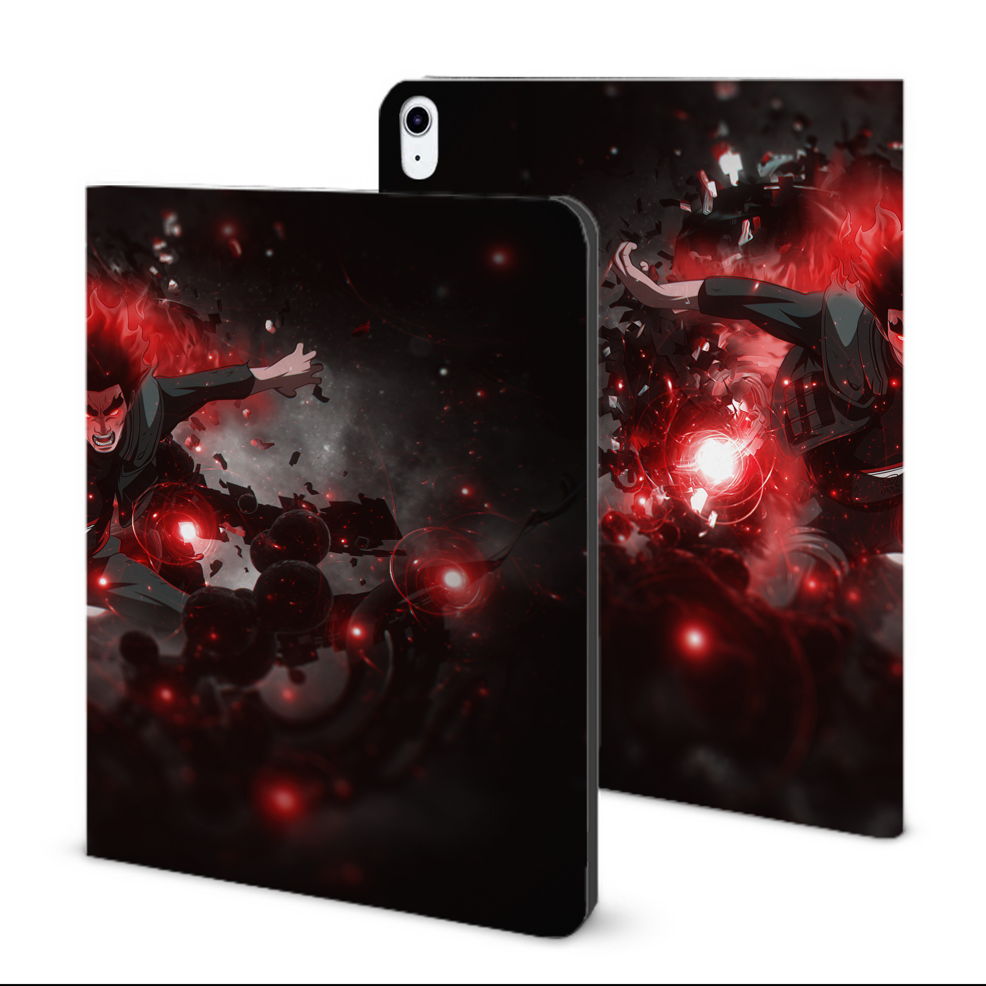 （画像用） NARUTO -ナルト- NARUTO -ナルト- 疾風伝 IPad ケース ブック型 PUレザー TPU 耐衝撃 軽量 薄型 ペン収納なし 全面保護 IPad 各モデル対応